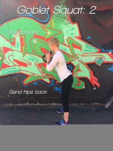 how to do a goblet squats