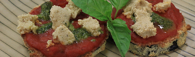 DIY Eggplant Pizza!