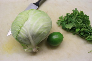 cabbage and lime