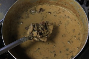 beef heart stroganoff