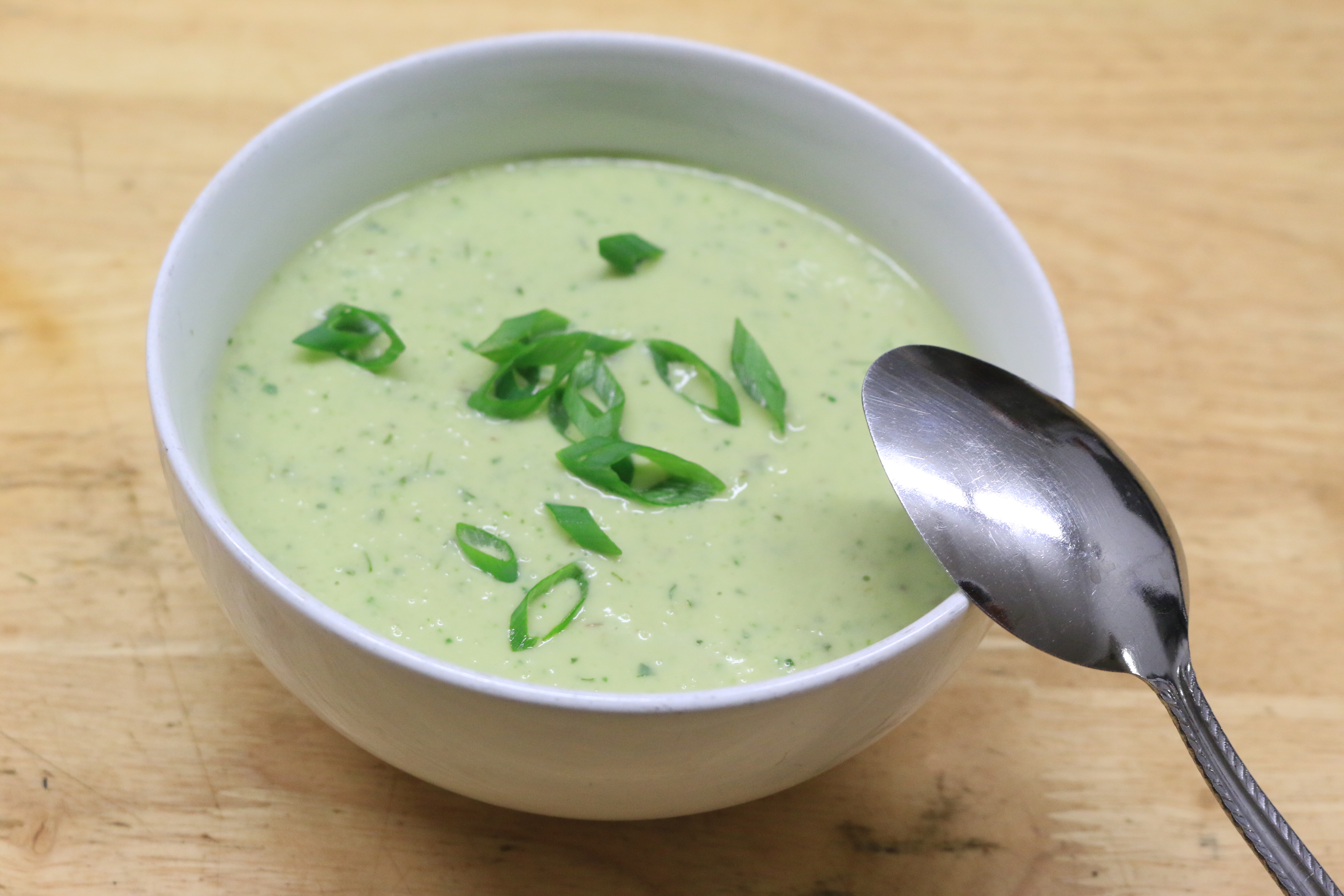 Cucumber Avocado Gazpacho (Chilled)