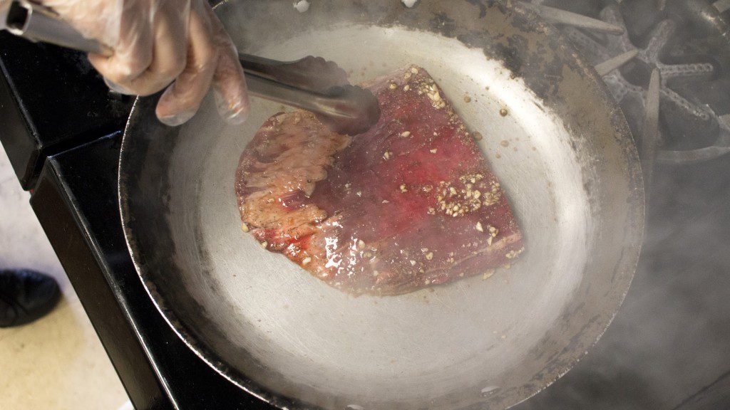 sauteed flank steak