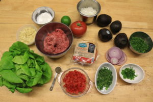 chorizo burger ingredients