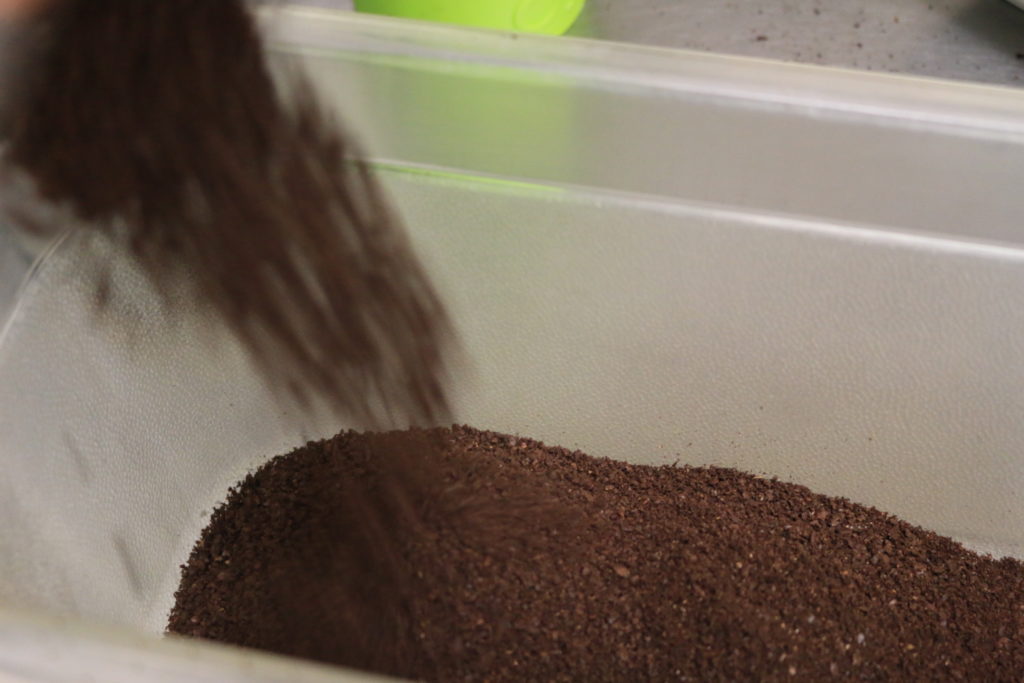 cold brew coffee grounds