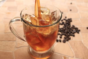 glass of cold brew coffee