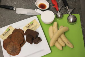 fudge banana and cookies for paleo ice cream