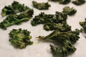 baked kale chips