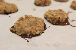 tray of paleo samoa cookies