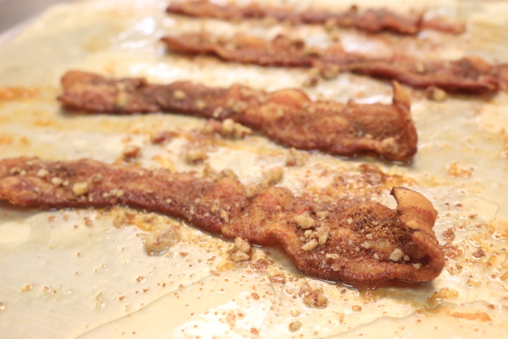 Delicious sugar free paleo bacon.