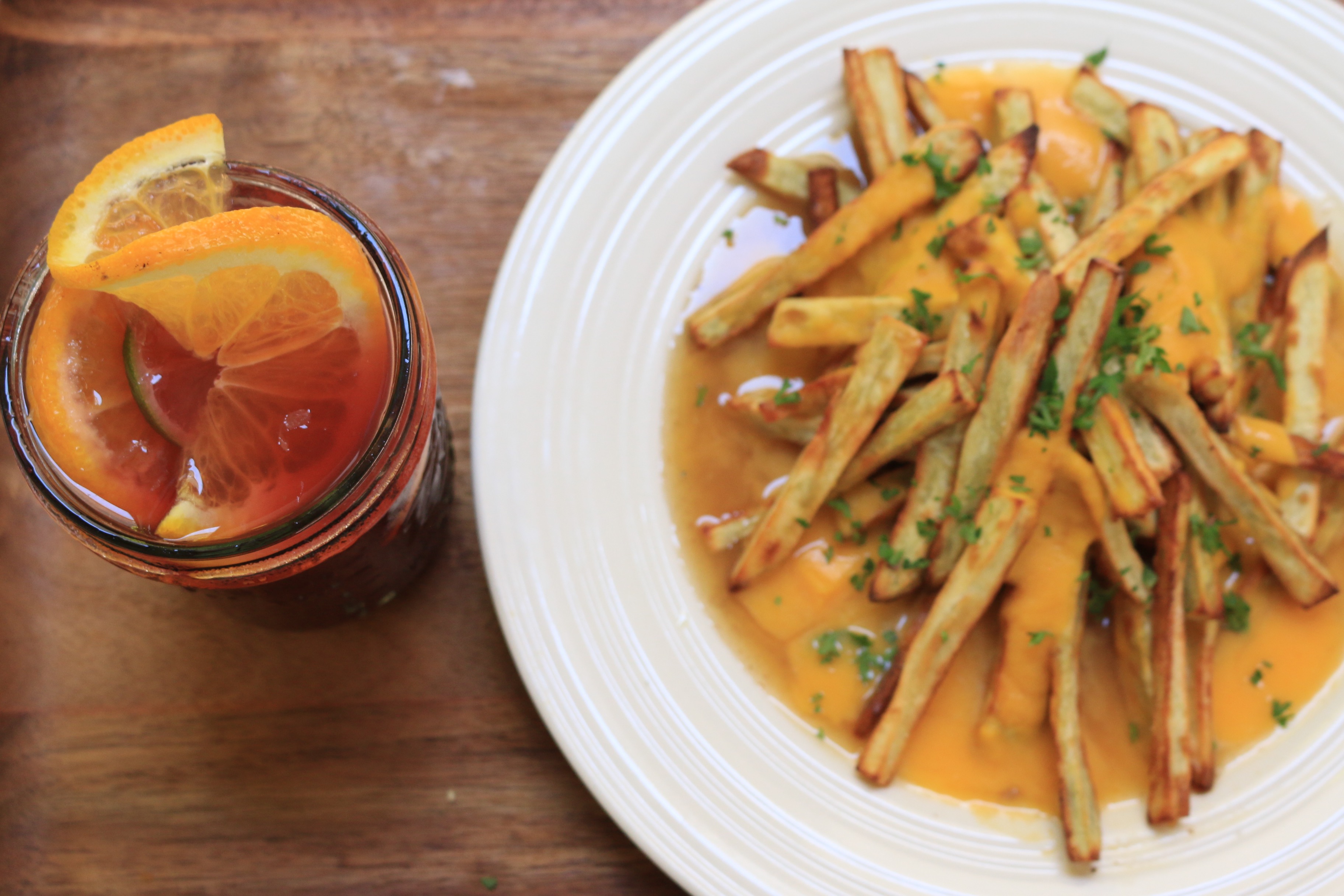 Paleo Poutine & Sangria