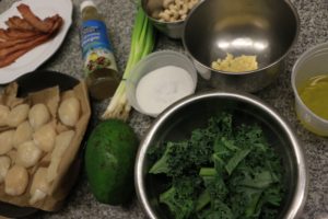 ALl of the ingredients needed for paleo bacon wrapped scallops..