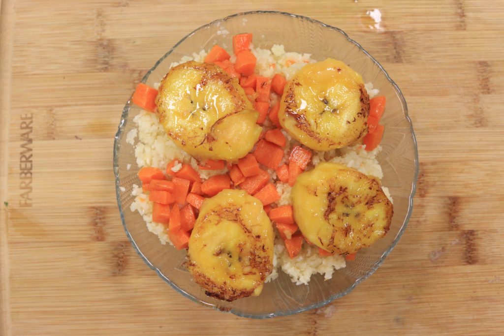Our paleo rice bowl has all the flair and flavor of the traditional Cuban dish, without all the guilt and its a great way to use leftover pork.