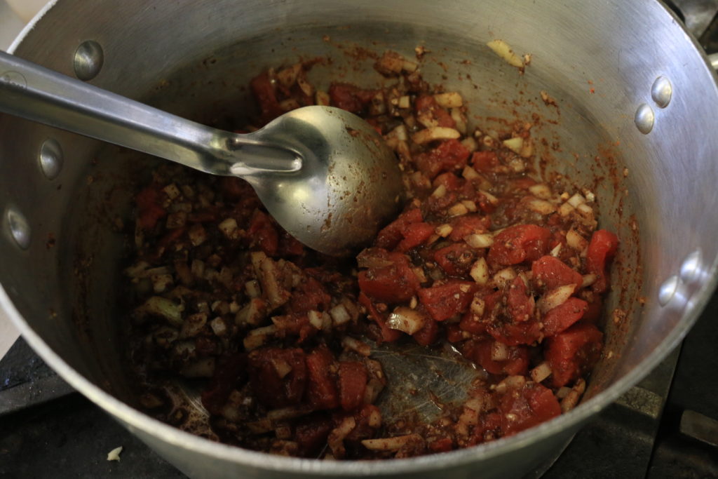 One of our favorite ways to use up our turkey leftovers is to make turkey mole enchiladas, using our famous POTG tortillas.
