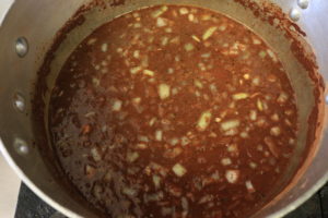 One of our favorite ways to use up our turkey leftovers is to make turkey mole enchiladas, using our famous POTG tortillas.