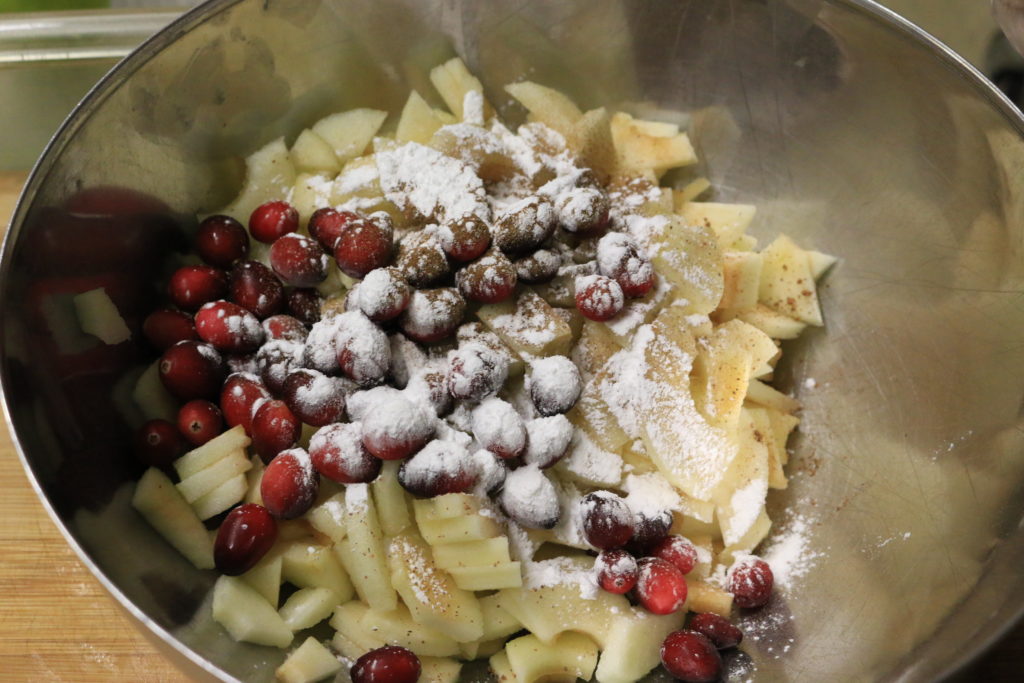 grain free cranberry apple pie