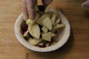 grain free cranberry apple pie
