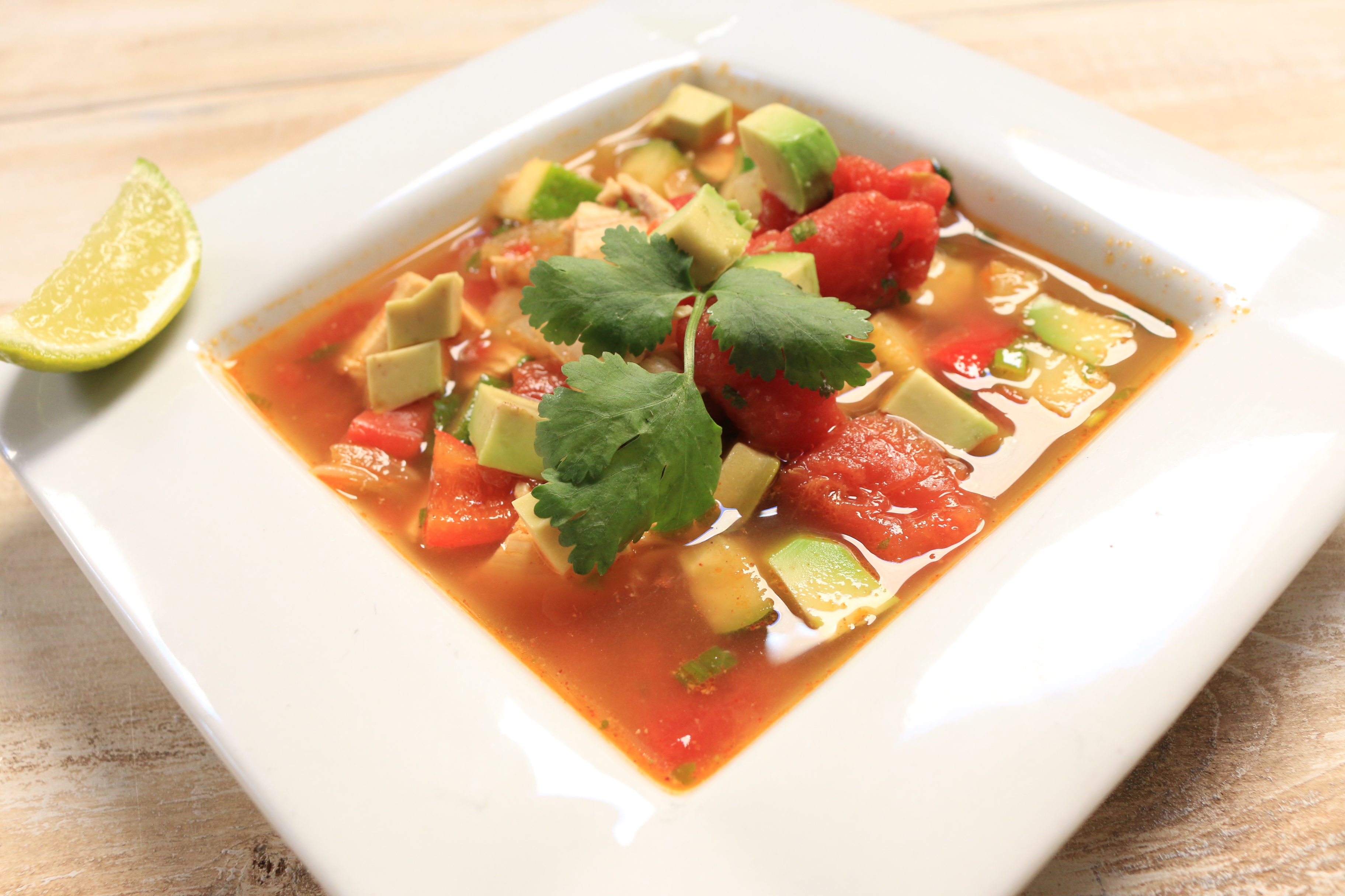 Paleo Chicken Tortilla Soup