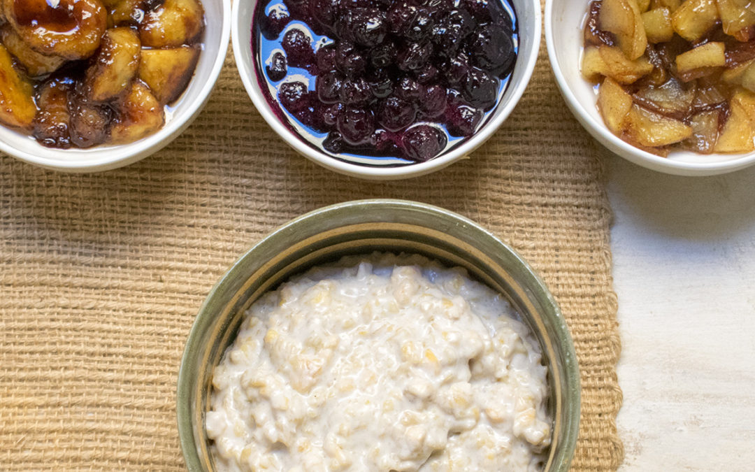 Grain-free Oatmeal Four Ways (AIP) -Paleo on the Go